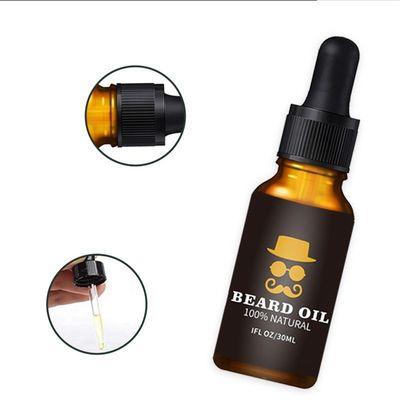 L'olio per la crescita della barba per uomini favorisce la crescita e rafforza la barba