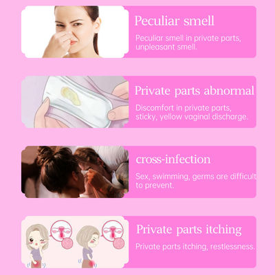 Etichetta privata 60ml Erbe organiche Yoni Mist per la pulizia del pH 100% naturale