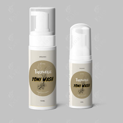 Pulizia vaginale con lavanderia a base di erbe naturali liquida Curcuma Yoni Wash