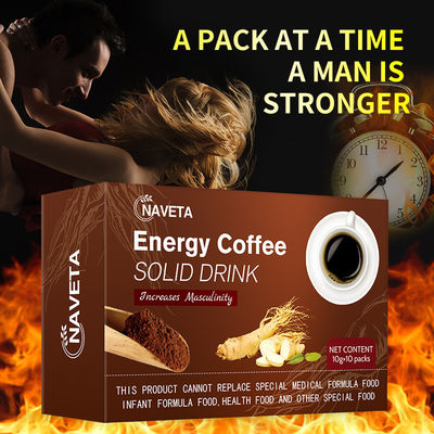 Potenza del caffè 100% naturale per l' uomo Nessun effetto collaterale Specifica del prodotto 10g*10 sacchetti