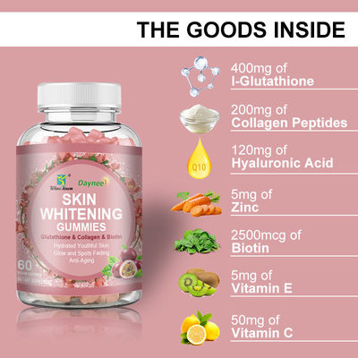 gomme da collagene OEM gomma di fragole per una pelle liscia e priva di imperfezioni