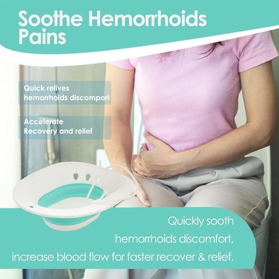 Bagno sanitario per le donne per il vapore vaginale Sedile per emorroidi post-partum riutilizzabile