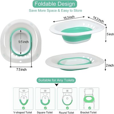 Pieghevole Yoni Sedile a vapore Sitz Bagno per prodotti di igiene femminile Peso 450g