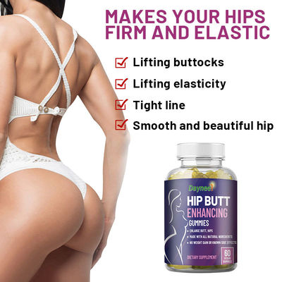 Marca privata Vegan gommose pillole gluteiche per la formazione del corpo femminile 36 mesi di durata