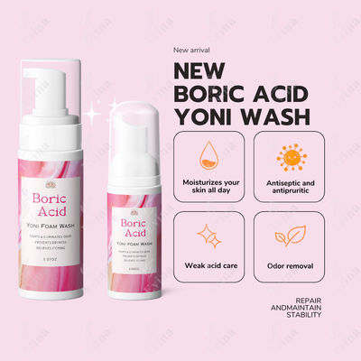 Pulizia intima personalizzata Etichetta personalizzata Acido borico Yoni Lavaggio con erbe naturali