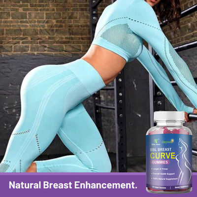 BBL Breast Curve Gummies Ingrandimento naturale del sedere con Ashwagandha 36 mesi di durata