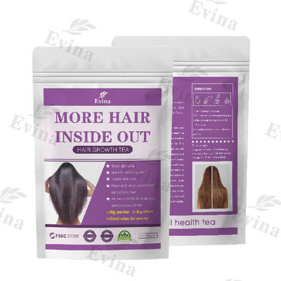 Supplemento di tè naturale e biologico per una crescita rapida dei capelli