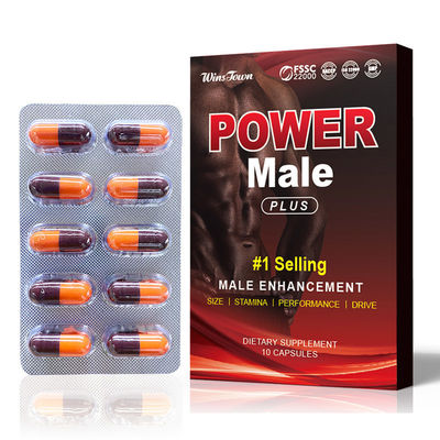 Le capsule di maca X-Power per uomini aumentano l'energia e la vitalità con le capsule erboristiche per uomini