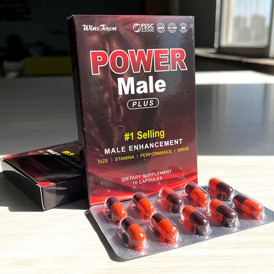 Le capsule di maca X-Power per uomini aumentano l'energia e la vitalità con le capsule erboristiche per uomini