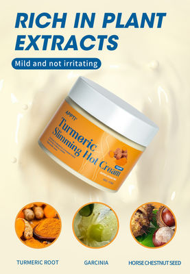 Estratti e essenze di erbe per la perdita di peso Crema lombare con infusione di curcuma per bruciatori di grasso