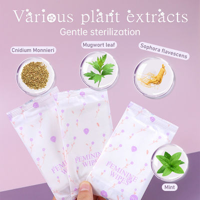 Tutti i tipi di salviette Yoni per donne Etichetta privata Organico pH Pulizia bilanciata