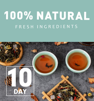 Tè naturale per bambini, pronto per la spedizione e 100% naturale.