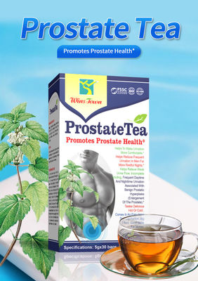 Tè alla prostata per l'uomo 100% erboristico sano Temperatura della sala da tè Metodo di conservazione campioni