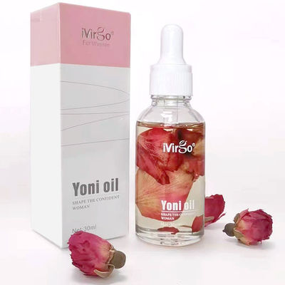Olio di qualità alimentare per il rafforzamento vaginale naturale Yoni Rose Essential e certificazione