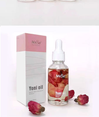 Olio di qualità alimentare per il rafforzamento vaginale naturale Yoni Rose Essential e certificazione