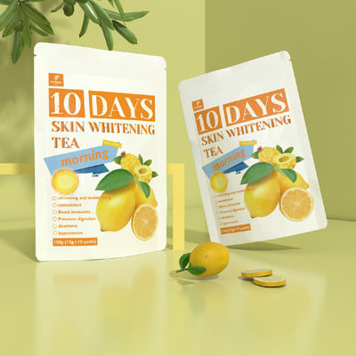 Tisana Glow 10 giorni Vitamina C sbiancante Tisana mattutina personalizzata per neonati