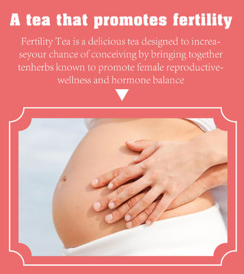 Etichetta privata Tè 100% naturale per la fertilità per la salute dell'utero Erbe e ingredienti naturali