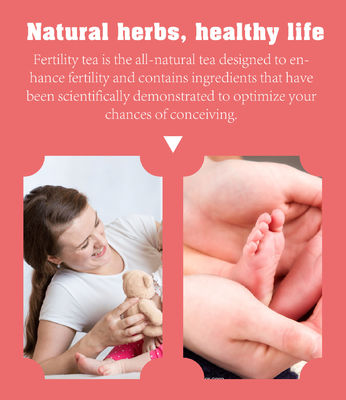 Etichetta privata Tè 100% naturale per la fertilità per la salute dell'utero Erbe e ingredienti naturali
