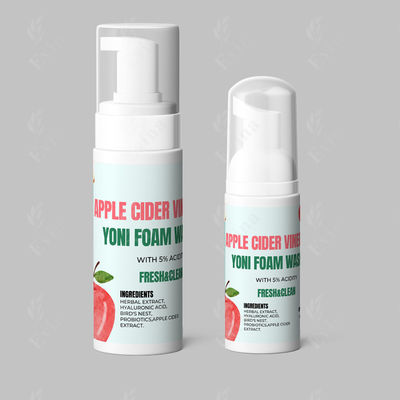 Funzione Pulizia vaginale etichetta privata Organic Yoni Wash Con Aceto di Sidro di Mele