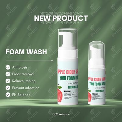 Funzione Pulizia vaginale etichetta privata Organic Yoni Wash Con Aceto di Sidro di Mele