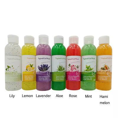 Formula di erbe naturali 100% spumante pH bilanciante detergente intimo lavaggio per le donne igiene