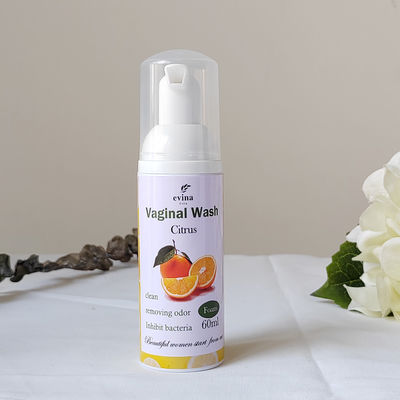 Erba biologica Yoni Intimo Naturale Spuma vaginale pulita Femminile Lavaggio 60ml per il Mercato