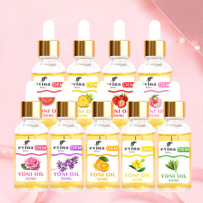 30 ml/50 ml di olio di Yoni organico di etichetta privata profumo di fragole 2 anni