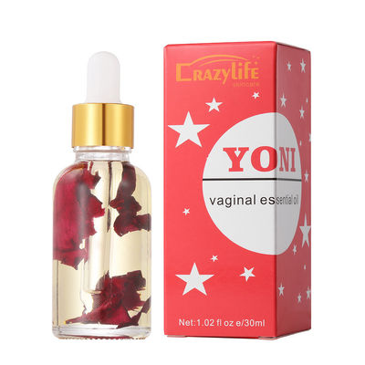 Olio Yoni professionale per massaggi vaginali naturali in 30 ml. Durata di conservazione 2 anni