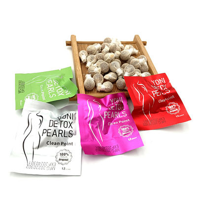 Salute della donna Yoni Perle Tamponi a punto pulito Yoni Detox originale Materiale di plastica