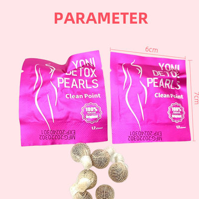 Salute delle donne Igiene femminile Erbe vaginali Utero pulito Vagina Perla Yoni Detox Perle