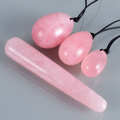 Migliora il tuo benessere femminile con uova Yoni di quarzo rosa direttamente offerte