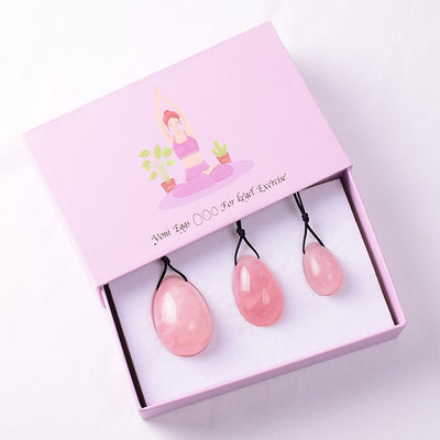 Migliora il tuo benessere femminile con uova Yoni di quarzo rosa direttamente offerte