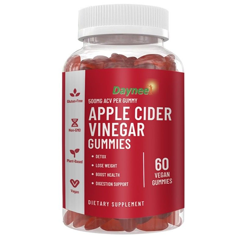 Ottieni la tua dose giornaliera di 3g*60 Hemostyptic Apple Cider Vinegar Gummy Candy per il benessere