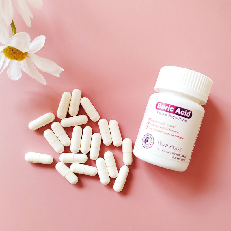 Ristabilire l'equilibrio del pH vaginale con 600 mg/pcs di Yoni Pops e supposte di acido borico